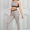 Joga komplet Blakely s leopardjim potiskom
