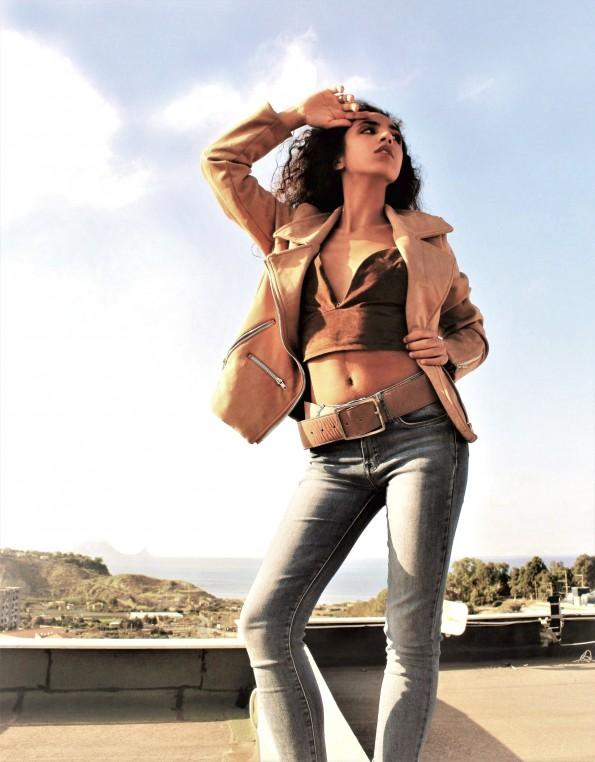 Kaki kratka jakna Shelby