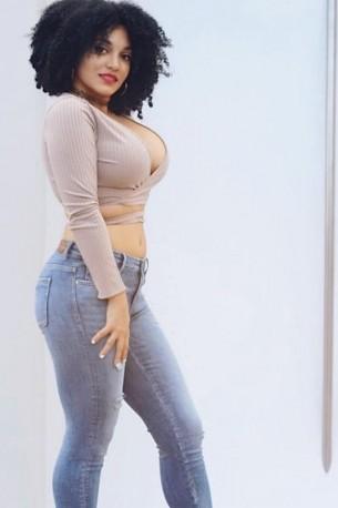 Kaki rebrast crop top Jordyn z V izrezom