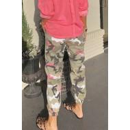 Kamuflažna trenirka Dora z elastiko