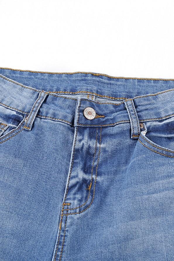 Bombažne kavbojke Andi z zarezami