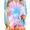 Klasičen tie dye komplet Emilia s kratkimi hlačami