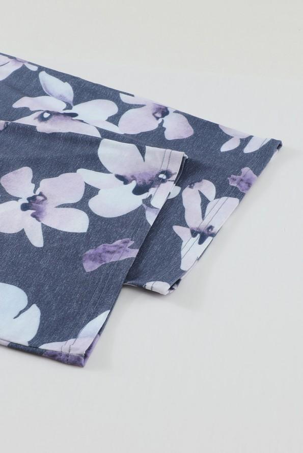 Kombinezon s širokimi nogami in s cvetličnim tiskom Erica