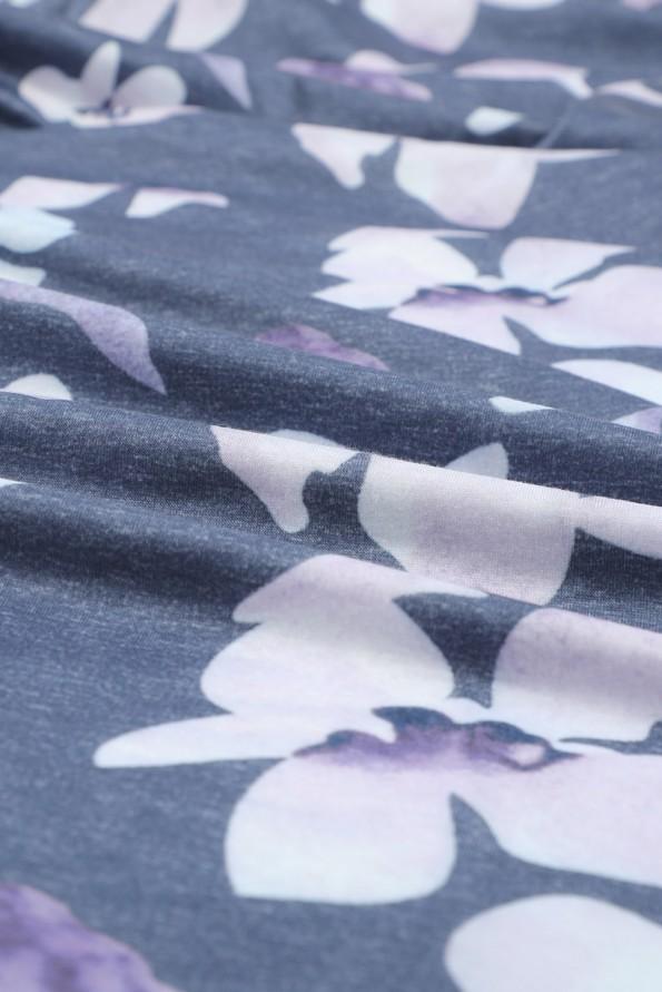 Kombinezon s širokimi nogami in s cvetličnim tiskom Erica