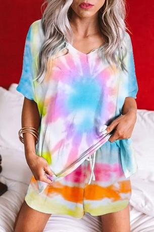 Komplet tie dye pižame Natalia