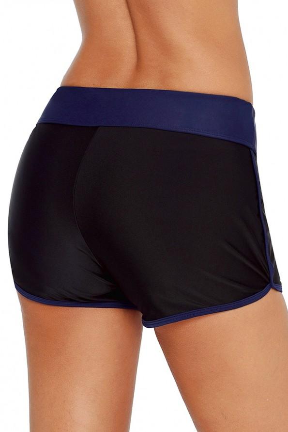 Kratke hlače za plavanje Carmen z modro obrobo