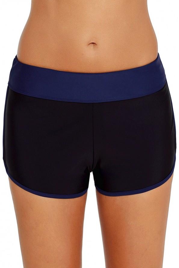 Kratke hlače za plavanje Carmen z modro obrobo