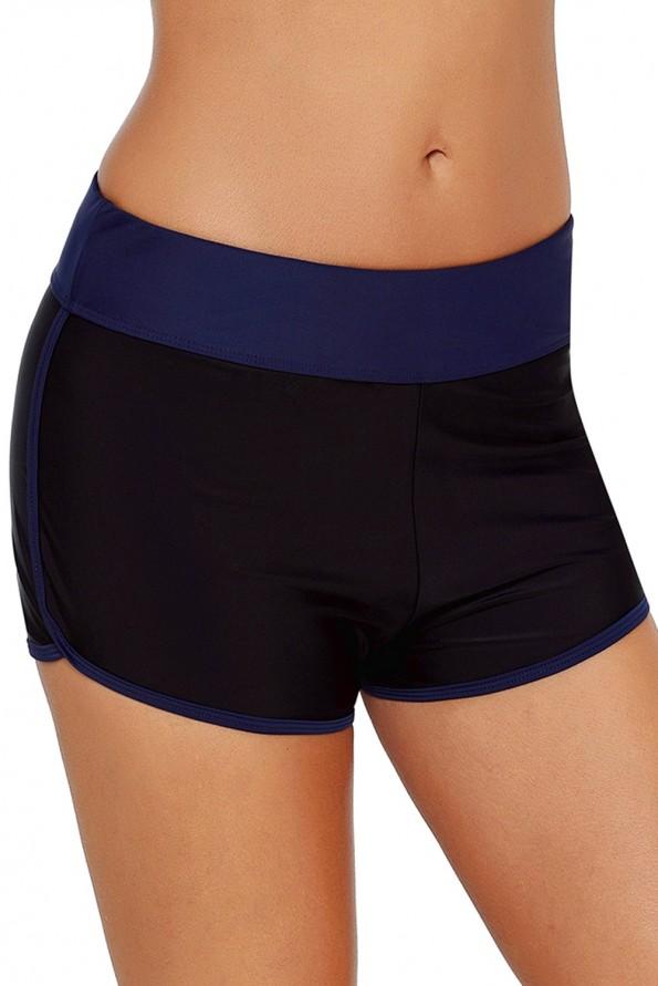 Kratke hlače za plavanje Carmen z modro obrobo