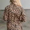 Leopardova pulover jakna Leona