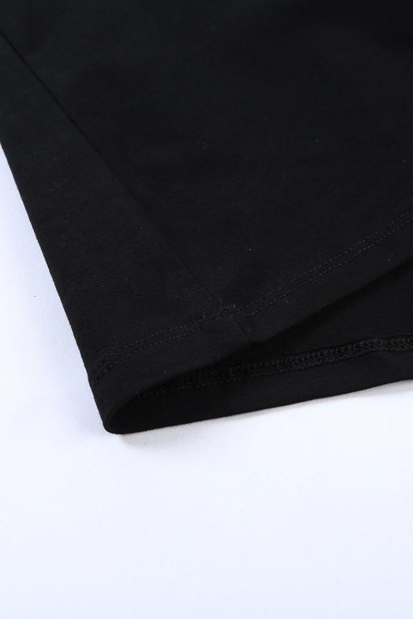 Mini obleka črna obleka brez rokavov Gelly