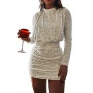 Mini obleka z bleščicami Pia