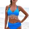 Moder bikini Colette z resicami