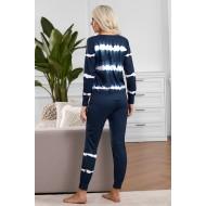 Moder komplet Maya s puloverjem in hlačami