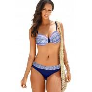 Moder retro bikini Selene za močnejše