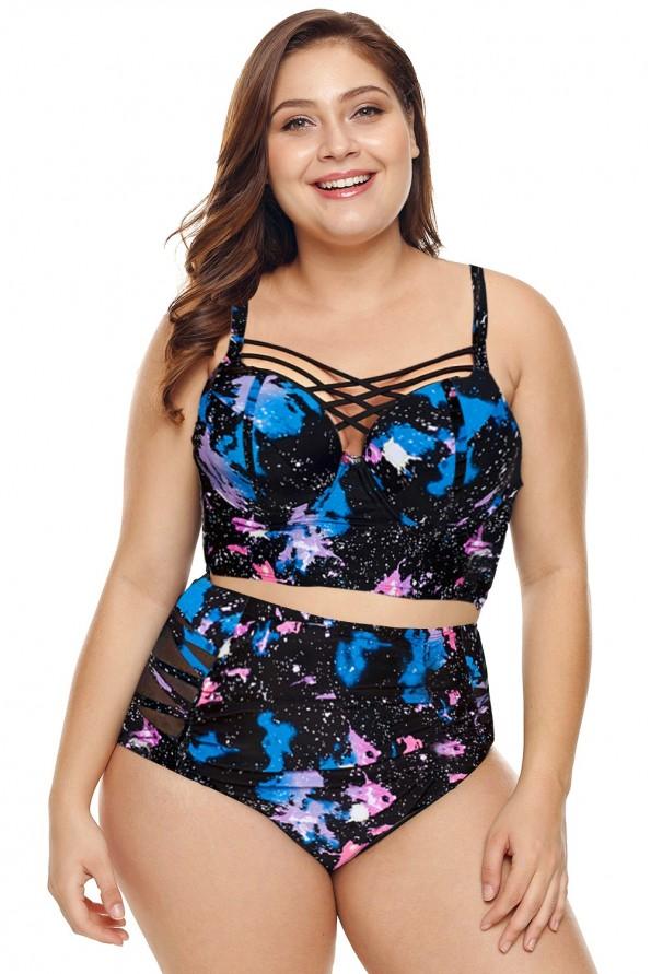 Moder stilski push up bikini Ellison z naramnicami za močnejše