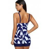 Moder tankini s kratkimi hlačami Katie