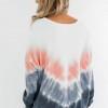 Moder tie dye ombre pulover Serenity