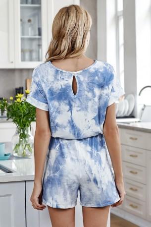Moder tie dye romper Faith z žepi