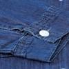 Modra denim srajca z dolgimi rokavi na gumb Jada