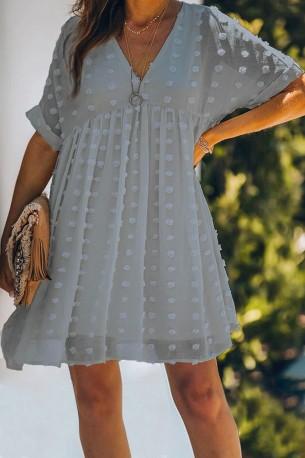 Modra poletna tunika/obleka Havana