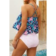 Modre cvetlične kopalke Arya za nosečnice