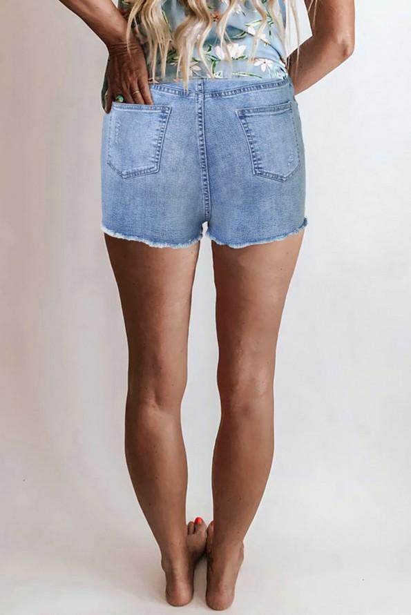 Modre denim kratke hlače Tinsley