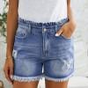 Modre jeans kratke hlače Elaina