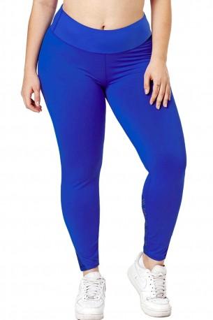 Modre leggins Ashlyn za močnejše