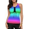 Modre ombre tankini kopalke Makenzie