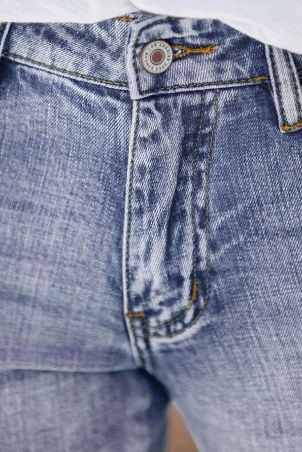 Modre sprane kavbojke Averie z luknjami