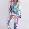 Modrikast tie dye komplet Serenity