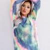 Modrikast tie dye komplet Serenity