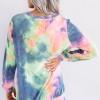 Modrikast tie dye komplet Serenity