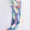 Modrikast tie dye komplet Serenity