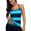 Modrikasti top tankini Lina