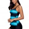 Modrikasti top tankini Lina