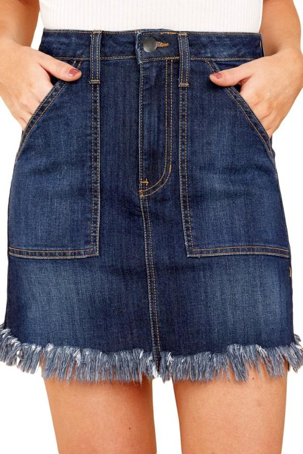 Modro denim krilo Zaylee