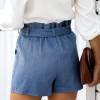Modro denim mini krilo Adaline z žepi