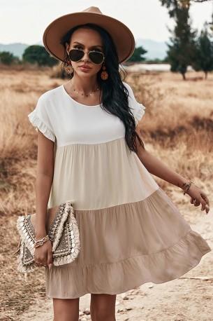 Obleka kaki barve Kaja