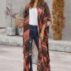 Oranžen bohem kimono Finley