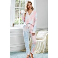 Oranžen tie dye pižama komplet Charlie