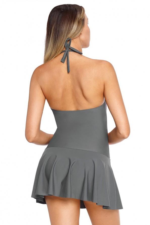 Oranžna kopalna obleka Angela