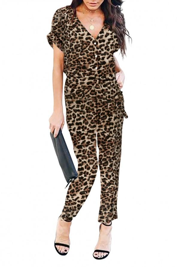 Pajac Hattie z leopardjim motivom