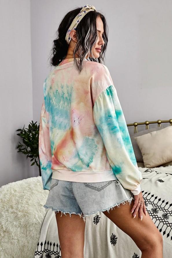 Pleten tie dye pulover Khloe