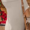Preklopna bluza Giselle marelične barve