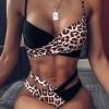 Preklopni bikini Cali z leopardjim potiskom