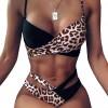 Preklopni bikini Cali z leopardjim potiskom
