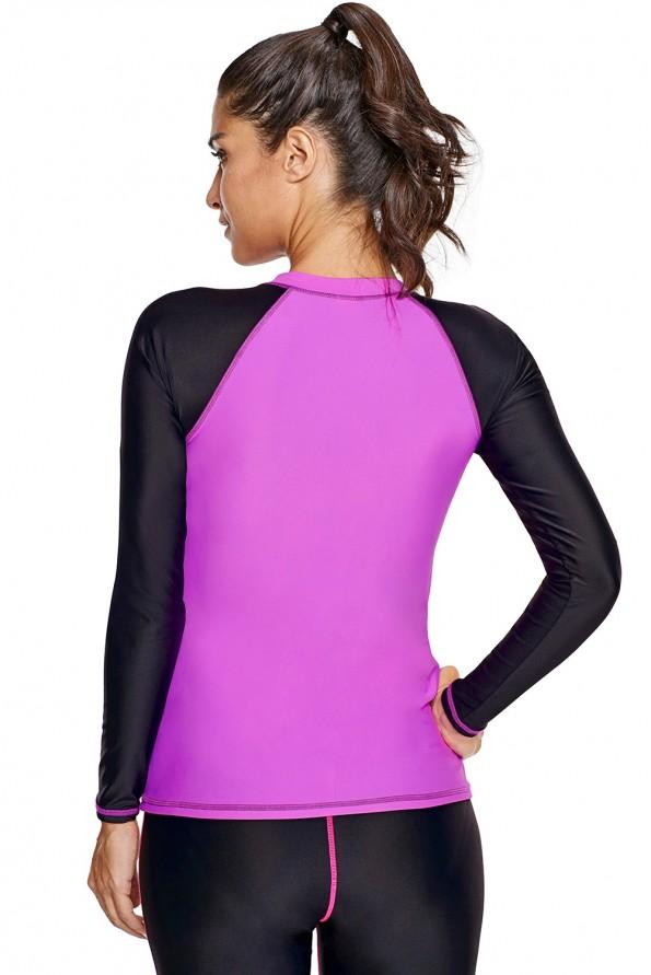 Rash guard top Tatum z zadrgo