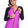 Rash guard top Tatum z zadrgo
