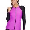 Rash guard top Tatum z zadrgo